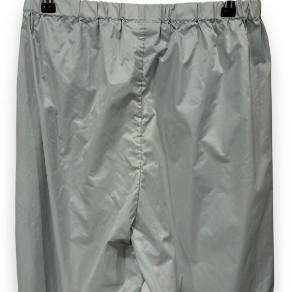Vintage Pelzer Rainwear Rain Pants Size Large Gray Green Made In The U.S.A. - Picture 5 of 9